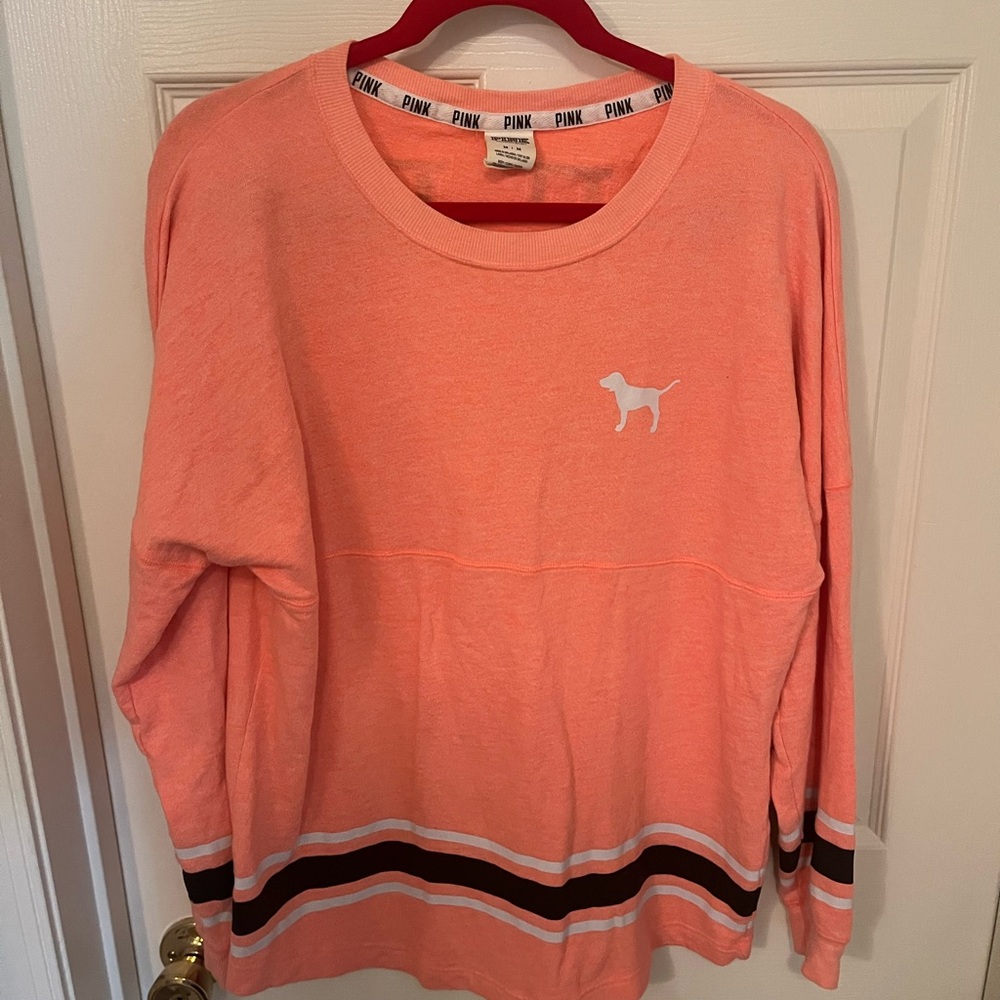 Pink by Victoria secret size medium longsleeve with back detail